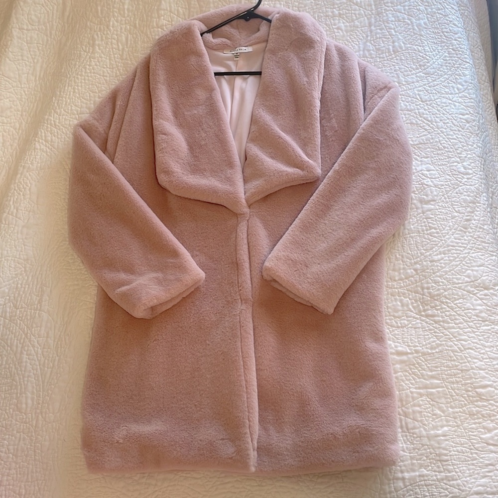Pink Fuzzy Coat